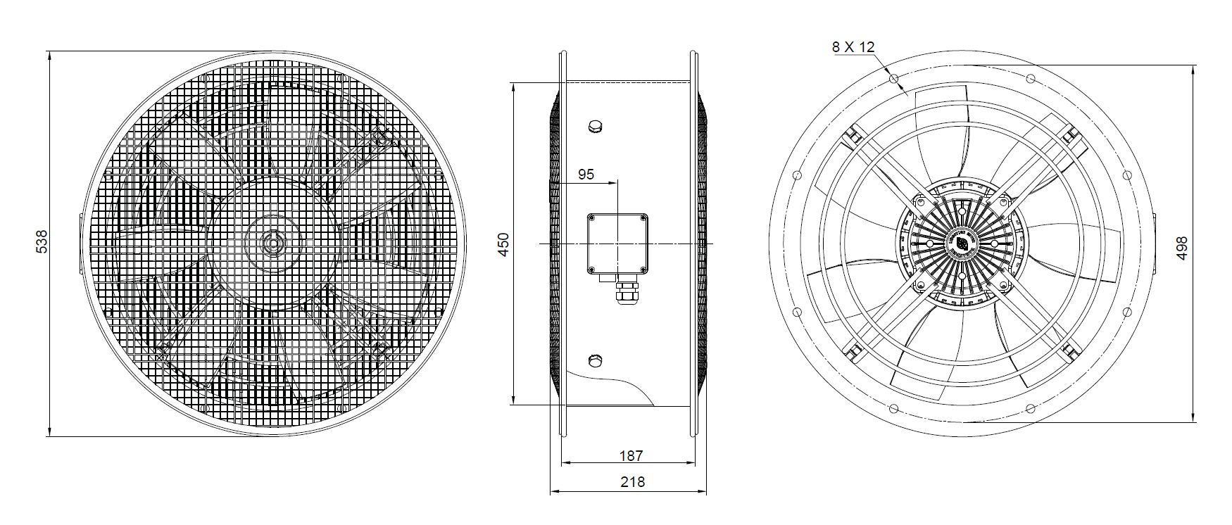 فن آکسیال سیلندری ترانس سری VIC